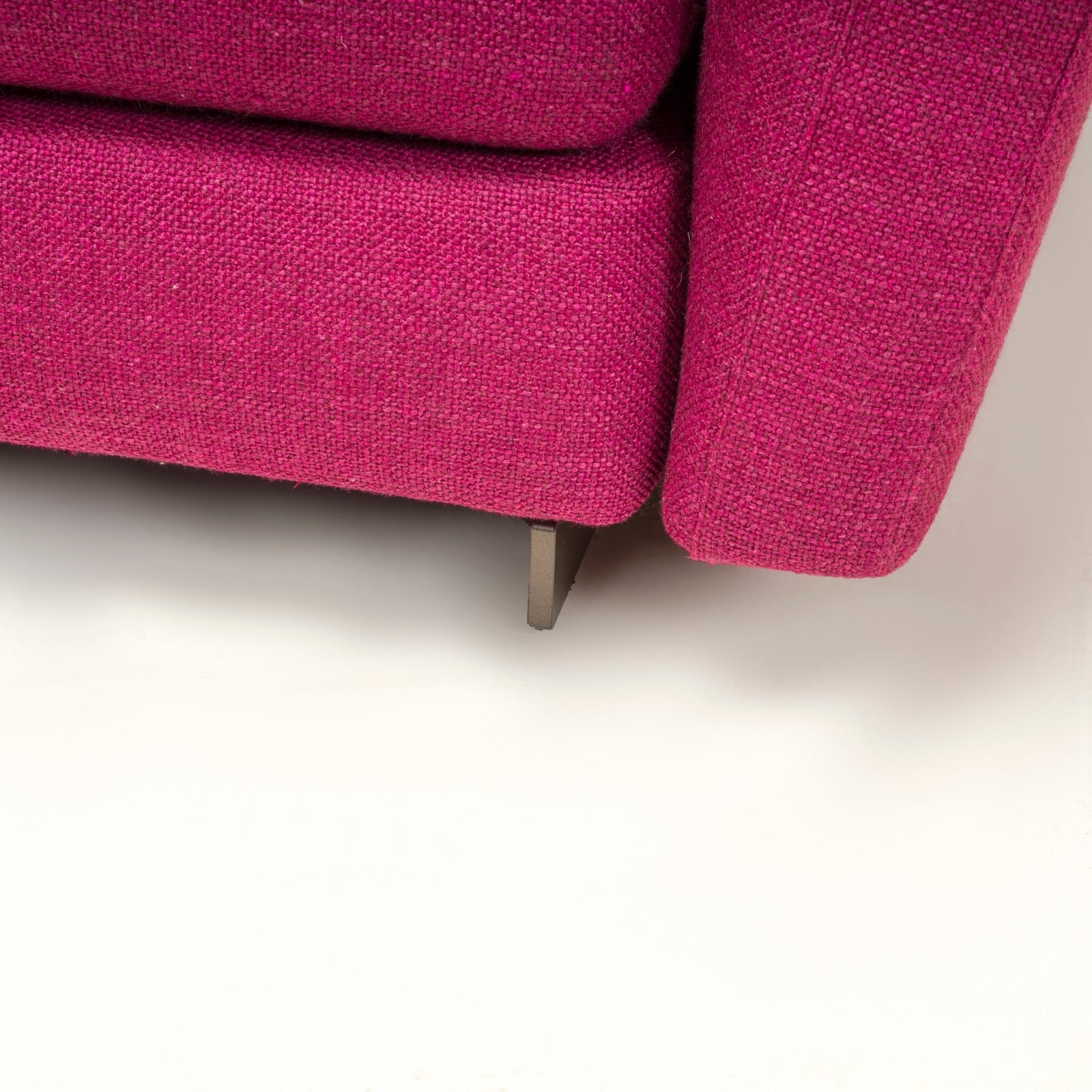 Minotti by Rodolfo Dordoni Purple Fabric Seymour Low 02 Semi Round Sofa - REHAUS - Minotti