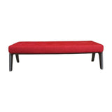 Minotti Red Tufted Kirk Bench by Rodolfo Dordoni - REHAUS - Minotti