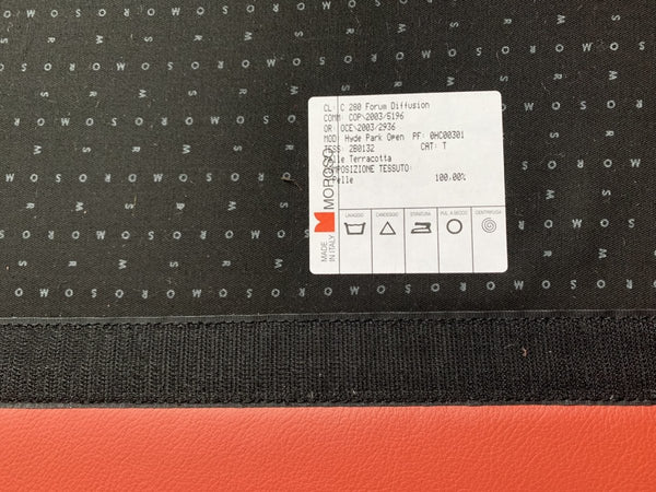 Moroso Hyde Park Sofa & 2 Armchair Suite - In Red Pelle Leather @ REHAUS