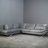 Natuzzi Leather Relevè 2572 Sofa @ REHAUS