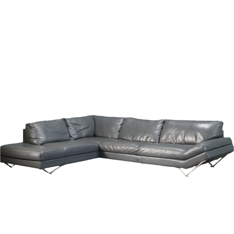 Natuzzi Leather Relevè 2572 Sofa @ REHAUS