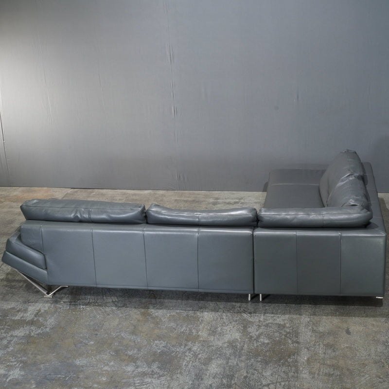 Natuzzi Leather Relevè 2572 Sofa @ REHAUS