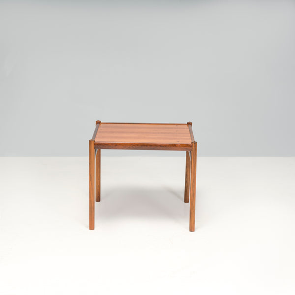 Mid Century Danish Ole Wanscher Rosewood Colonial Side Table by PJ furniture