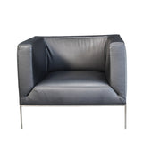 Paari Design Black Leather Armchair @ REHAUS