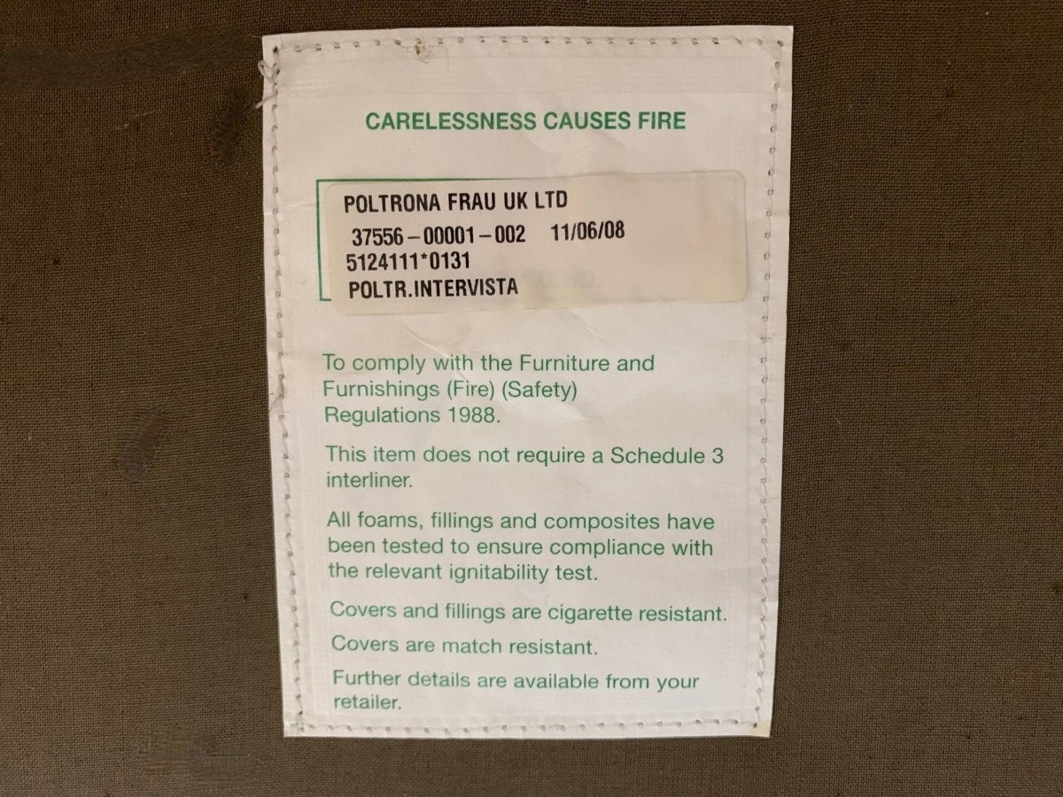 Pair of Poltrona Frau Intervista Armchairs - In Nest Ivory Leather @ REHAUS