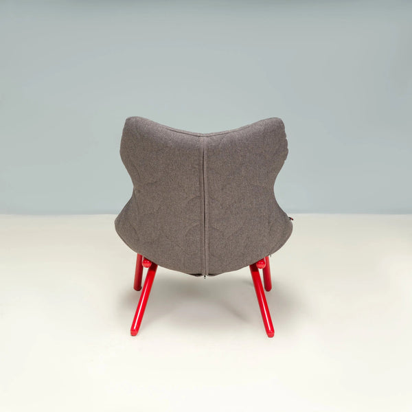 Patricia Urquiola for Kartell Grey Fabric Foliage Armchair - REHAUS - Kartell