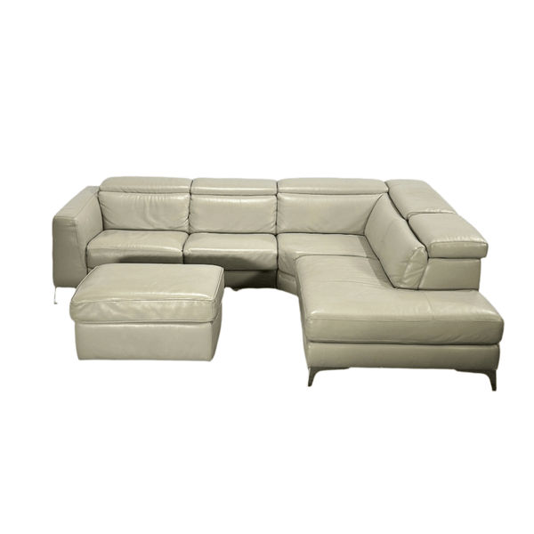 Pensiero Electric Recliner Corner Sofa & Footstool by Natuzzi Editions @ REHAUS