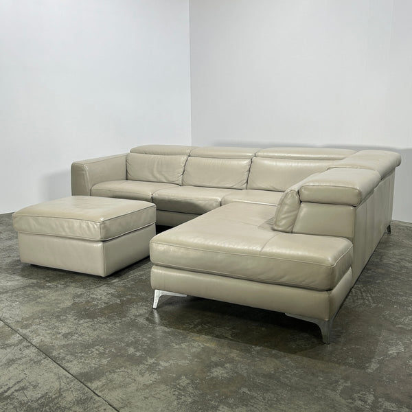 Pensiero Electric Recliner Corner Sofa & Footstool by Natuzzi Editions @ REHAUS