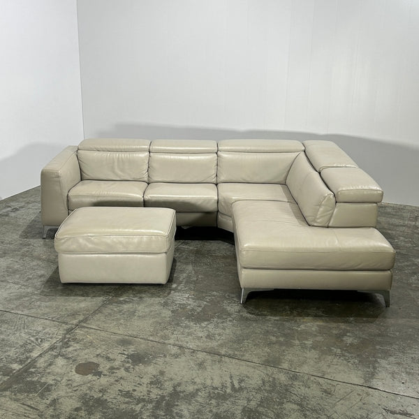 Pensiero Electric Recliner Corner Sofa & Footstool by Natuzzi Editions @ REHAUS