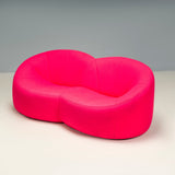 Pierre Paulin for Ligne Roset Pink Fabric 2 Seater Pumpkin Loveseat Sofa - REHAUS - Pierre Paulin