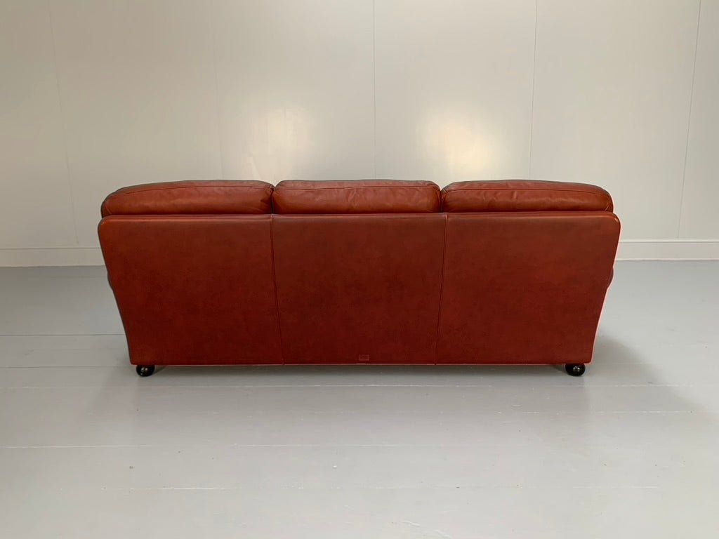 Poltrona Frau Dream 3 - Seat Sofa - In Oxblood Heritage Leather @ REHAUS