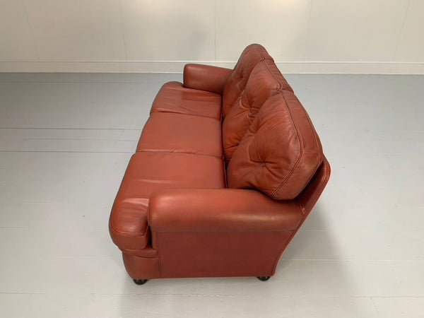 Poltrona Frau Dream 3 - Seat Sofa - In Oxblood Heritage Leather @ REHAUS