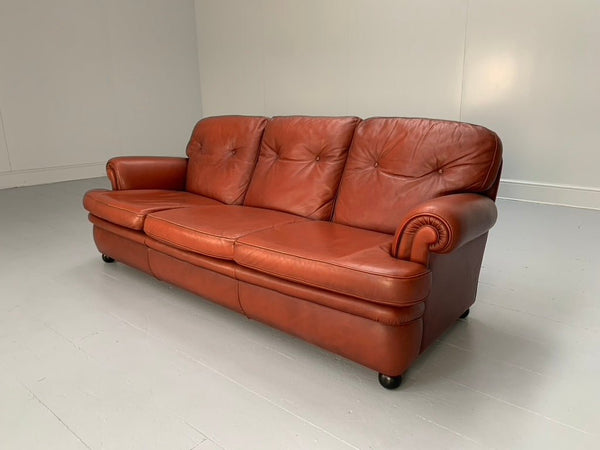 Poltrona Frau Dream 3 - Seat Sofa - In Oxblood Heritage Leather @ REHAUS
