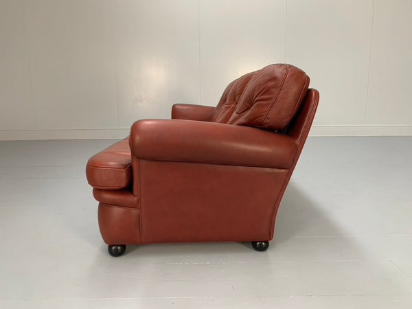 Poltrona Frau Dream 3 - Seat Sofa - In Oxblood Heritage Leather @ REHAUS