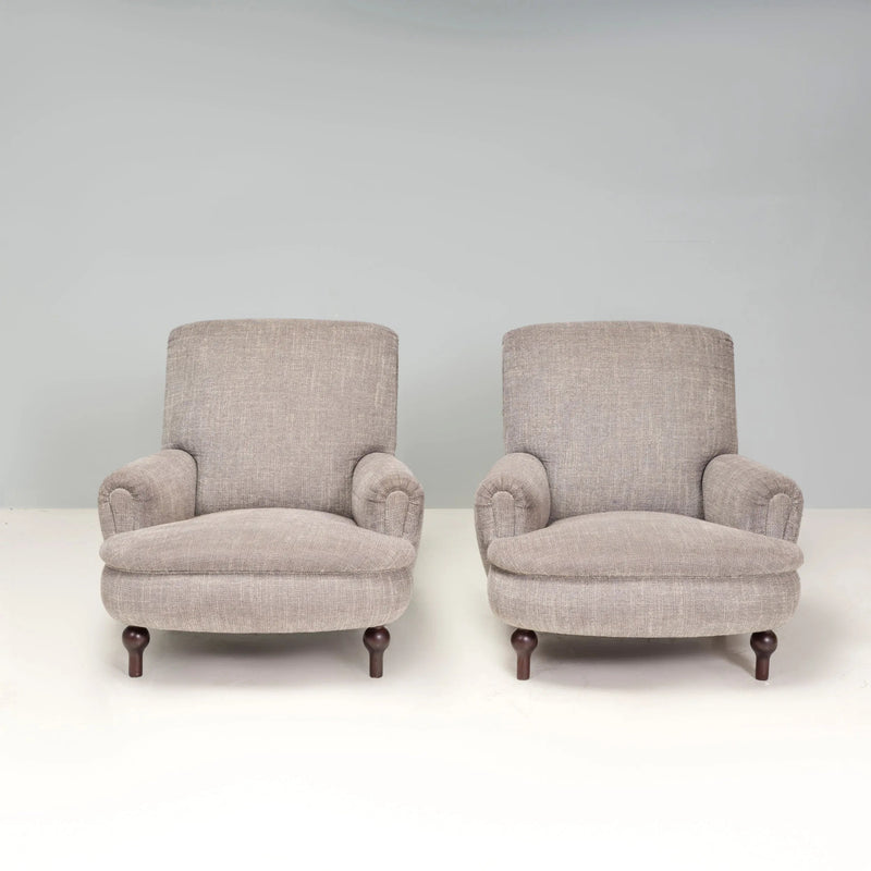 Poltrona Frau Eleonora Grey Armchairs, Set of 2 - REHAUS - Poltrona Frau