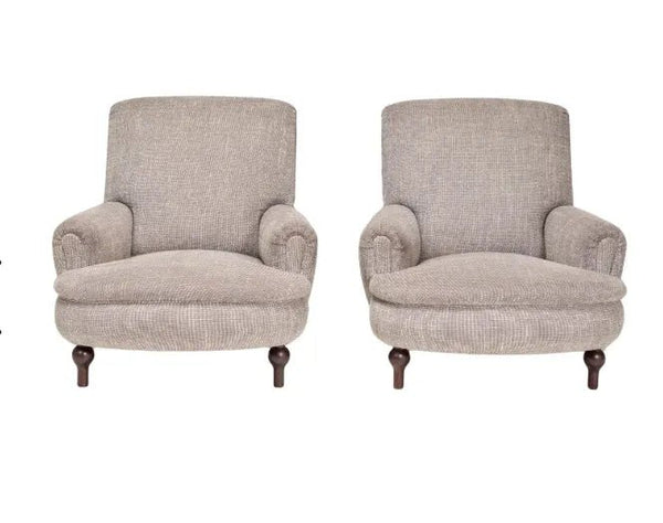 Poltrona Frau Eleonora Grey Armchairs, Set of 2 - REHAUS - Poltrona Frau