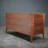 Porada Ziggy Chest of Drawers in Canaletta Walnut and Emperador Marble by Carlo Ballabio - REHAUS - Porada