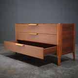 Porada Ziggy Chest of Drawers in Canaletta Walnut and Emperador Marble by Carlo Ballabio - REHAUS - Porada