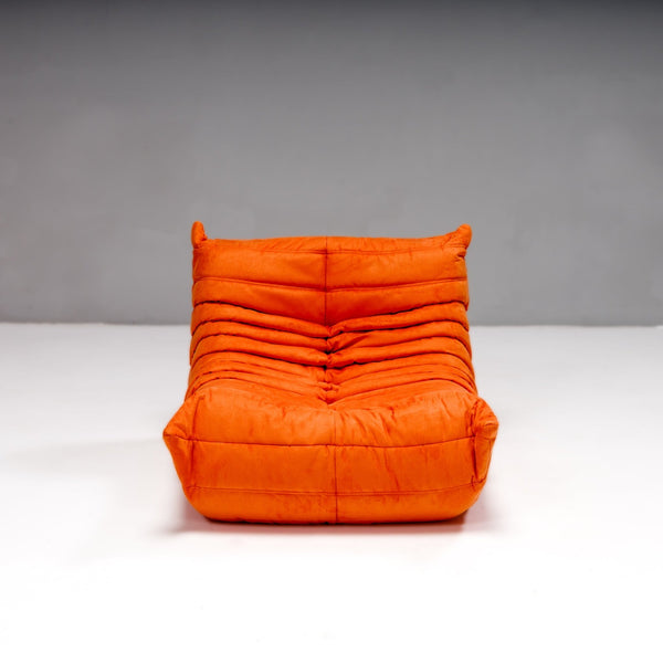 Pre Order Ligne Roset by Michel Ducaroy Togo Orange Modular Sofa, Set of 5 @ REHAUS