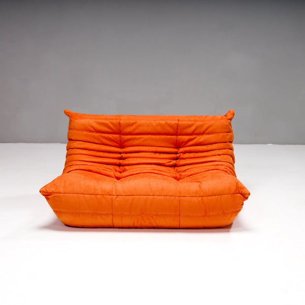 Pre Order Ligne Roset by Michel Ducaroy Togo Orange Modular Sofa, Set of 5 @ REHAUS