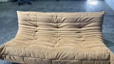 Ligne Roset by Michel Ducaroy Alcantara Camel Three Seater Togo