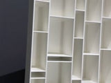 MDF Italia Random Bookshelf in White Matt Lacquer Wood