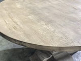 Reclaimed Oak Baluster Round Dining Table