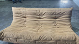 Ligne Roset by Michel Ducaroy Alcantara Camel Three Seater Togo