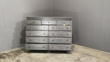 Restoration Hardware Annecy Metal Wrapped 11 Drawer Dresser