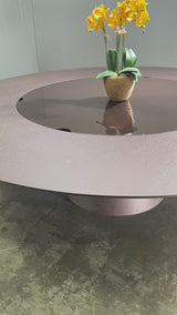 Emmemobili UFO Dining Table with Embedded Lazy Susan by Ferruccio Laviani