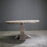 Reclaimed Oak Baluster Round Dining Table - REHAUS - Restoration Hardware