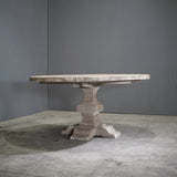 Reclaimed Oak Baluster Round Dining Table - REHAUS - Restoration Hardware