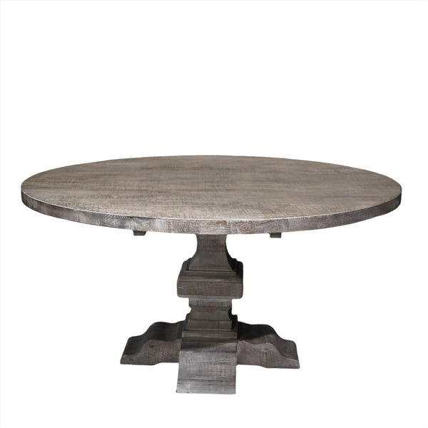 Reclaimed Oak Baluster Round Dining Table - REHAUS - Restoration Hardware