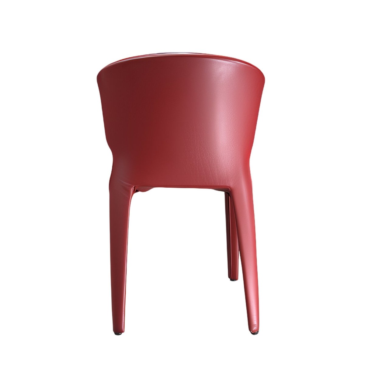 Red Leather Cassina Hola Dining Chair, Set of Six @ REHAUS