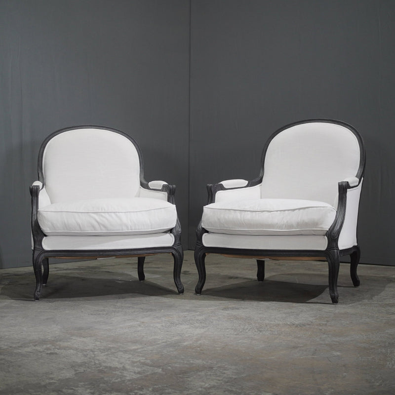 Restoration Hardware Lyon Chair with Fabric Padding @ REHAUS