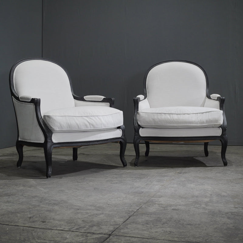 Restoration Hardware Lyon Chair with Fabric Padding @ REHAUS