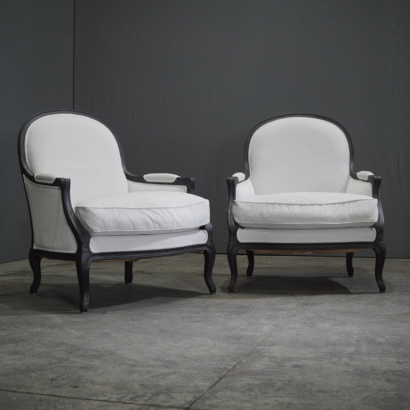 Restoration Hardware Lyon Chair with Fabric Padding @ REHAUS