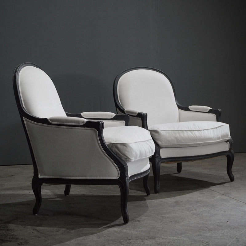 Restoration Hardware Lyon Chair with Fabric Padding @ REHAUS