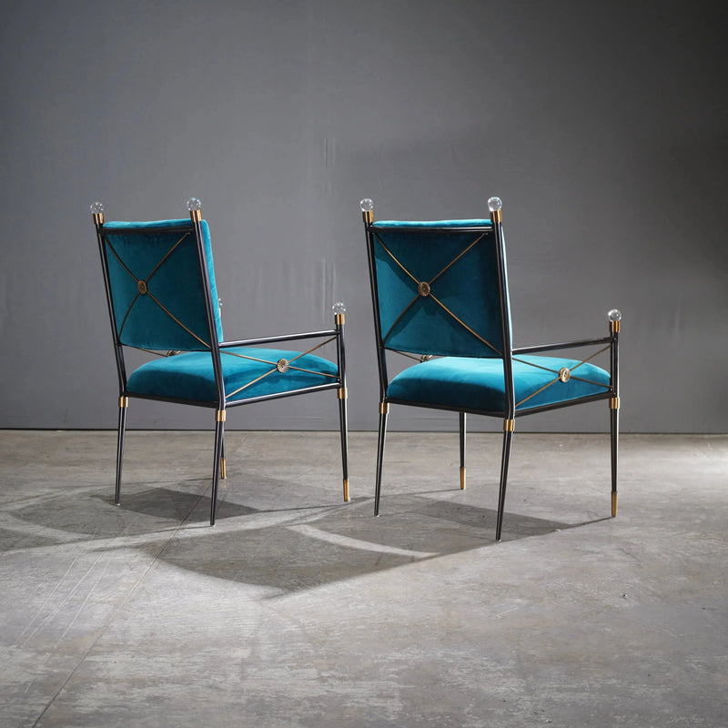 Rialto Peacock Rider Armchair by Jonathan Adler - REHAUS - Jonathan Adler