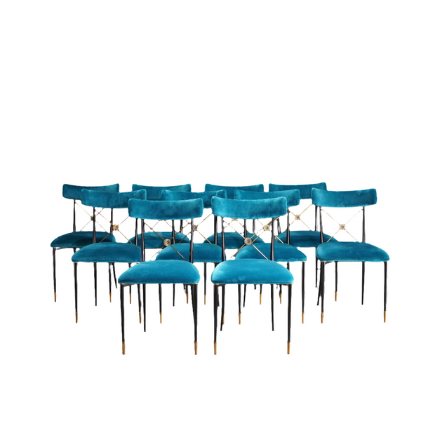 Rialto Peacock Rider Dining Chair by Jonathan Adler - REHAUS - Jonathan Adler