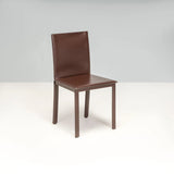 Riva 1920 Brown Leather Dining Chairs, Set of 8 - REHAUS - Riva