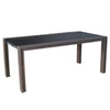 Roche Bobois Anthracite and Smoked Glass Box Dining Table @ REHAUS