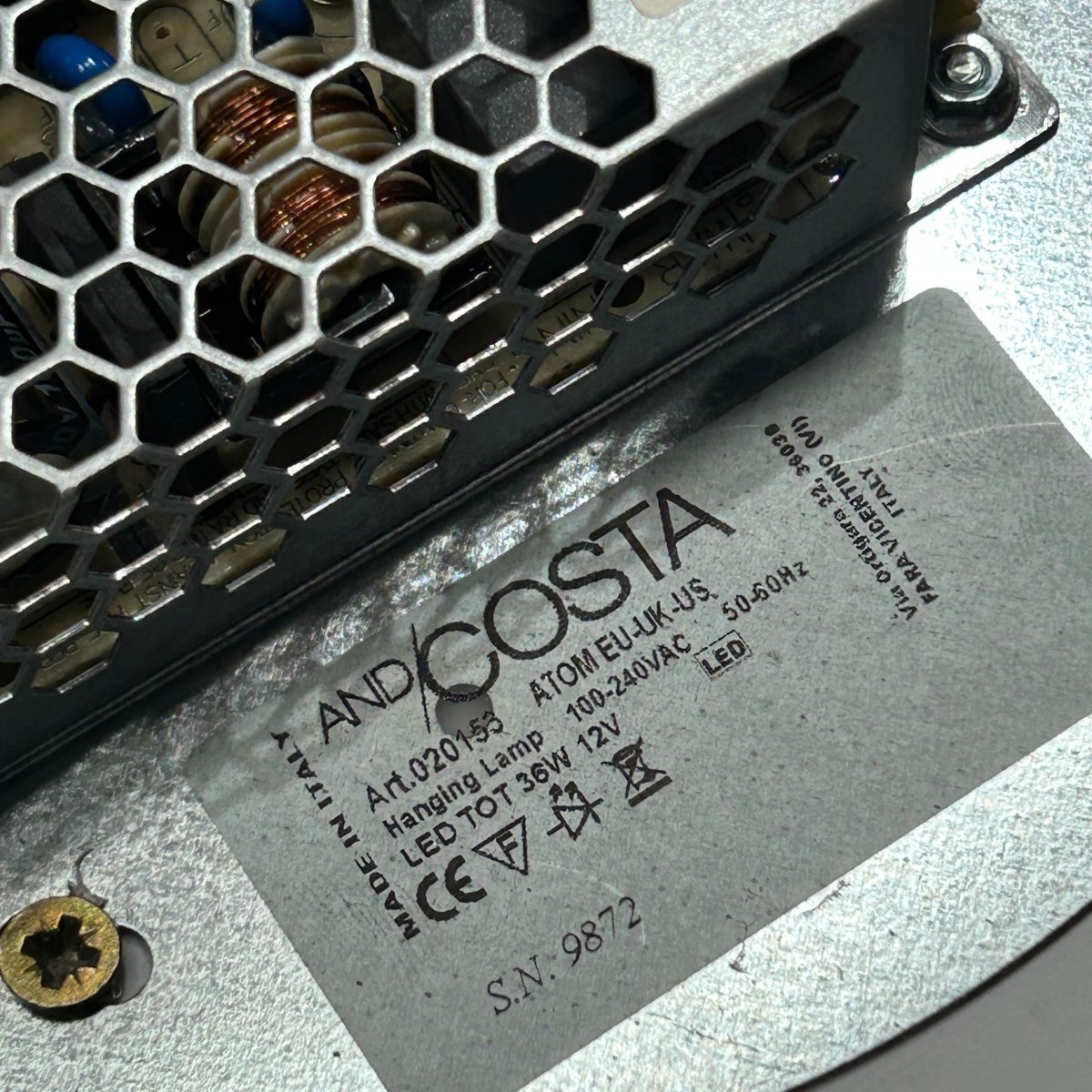 Roche Bobois Atom Suspension Light by Cédric Ragot, Set of Two @ REHAUS