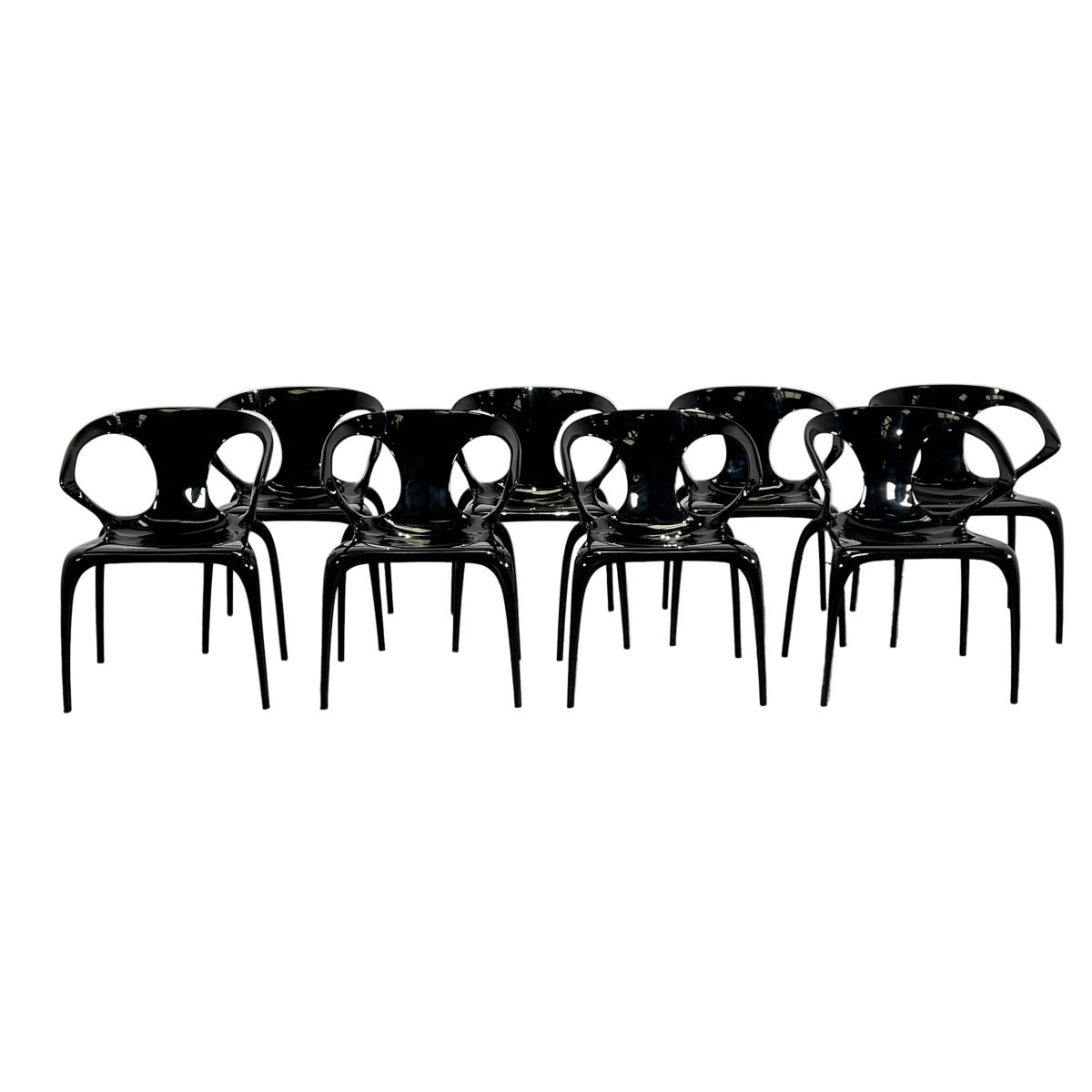 Roche Bobois Ava Chairs, Set of Eight @ REHAUS