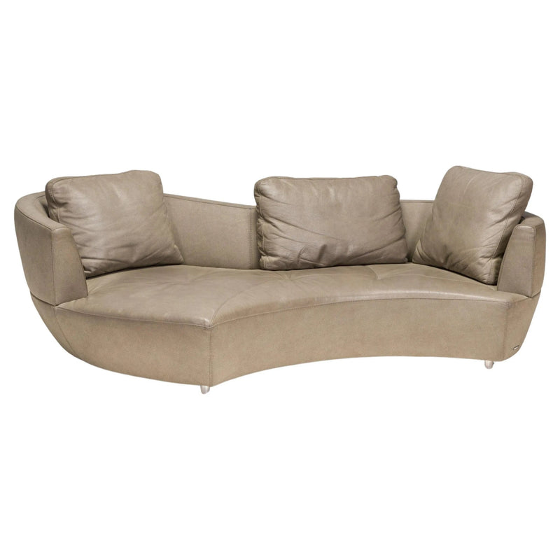 Roche Bobois by Gabriele Assmann & Alfred Kleene Leather Digital Curved Sofa - REHAUS - Gabriele Assmann & Alfred Kleene