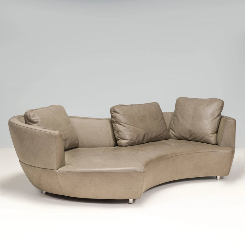 Roche Bobois by Gabriele Assmann & Alfred Kleene Leather Digital Curved Sofa - REHAUS - Gabriele Assmann & Alfred Kleene