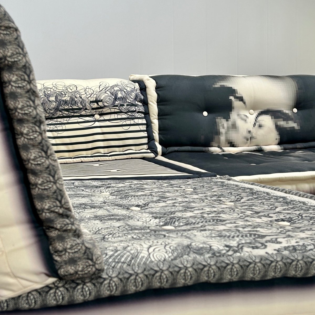 Roche Bobois Eight Piece Mah Jong Sectional Sofa Set by Jean Paul Gaultier and Hans Hopfer @ REHAUS