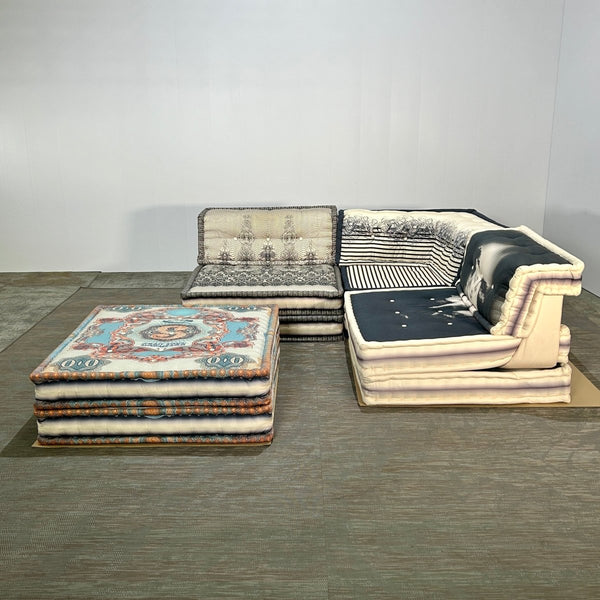 Roche Bobois Eight Piece Mah Jong Sectional Sofa Set by Jean Paul Gaultier and Hans Hopfer @ REHAUS