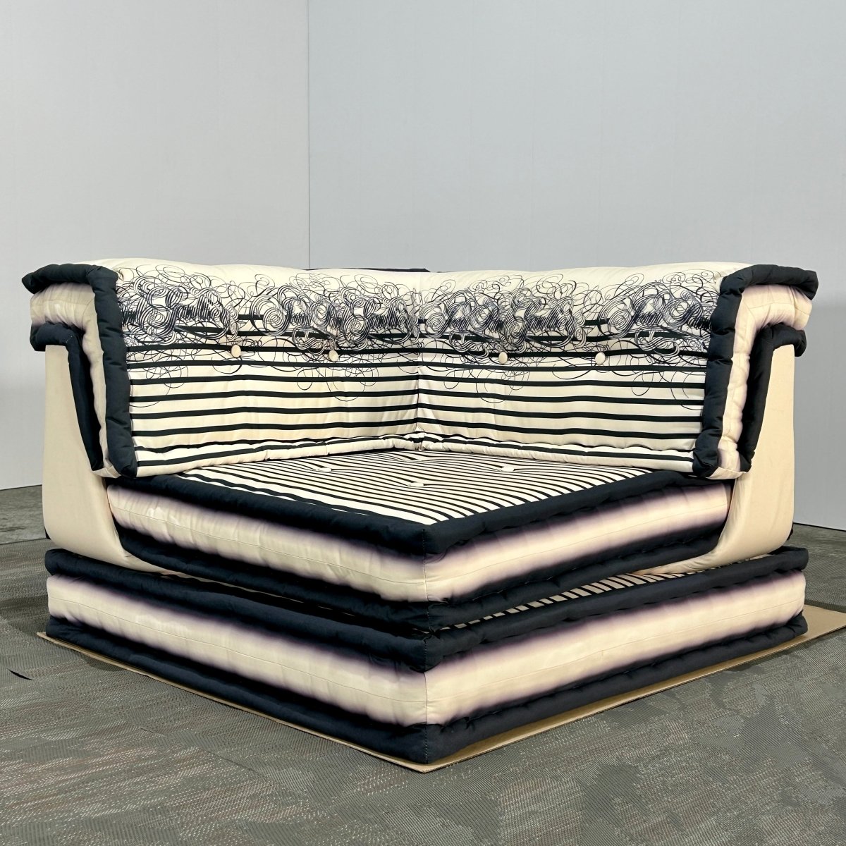 Roche Bobois Eight Piece Mah Jong Sectional Sofa Set by Jean Paul Gaultier and Hans Hopfer @ REHAUS