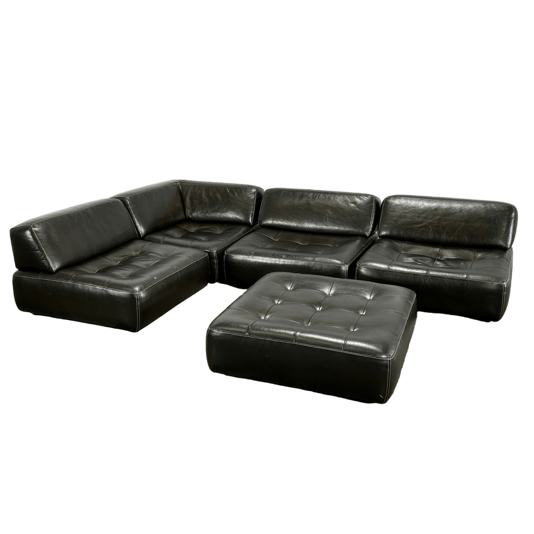 Roche Bobois Flight Jacket Sectional Sofa & Ottoman @ REHAUS